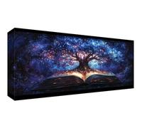 Diamond Painting Kit Completo Sogno Pittura Diamante, Diamantini Crystal Art Bambini, Strass Ricamo a Punto Croce Diamond Painting Adulti Grandi Dimensioni Albero, Decorazione Interna 90x40cm t-5545