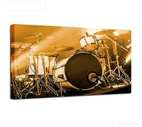 Diamond Painting Kit Grandi Trapano Completo fai da te Tela Pittura Diamante 5D Ricamo Cristallo Strass Bambino Adulto per la Decor della Parete di Casa Regalo Musica per batteria Square drill,30x60cm