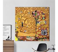 Diamond Painting Kits Completo,Famoso Gustav Klimt Diamond Art Painting Kit per Adulti Bambini 5D DIY Strass Ricamo a Punto Croce Tela Artistici Pittura per Decorazione Parete Casa 60x60cm