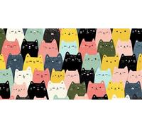 Diamond Painting Le chat Adulti Bambini Kits, Diamond Painting Kit Completo Dessin animé, Quadrato Full Drill Pittura Diamante, Diamantini Crystal Art Quadri Con Perline, Autunno Regalo 80x120cm g-569