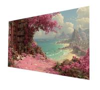 Diamond Painting Libreria, Fai Da Te Diamantini Crystal Art Kit Pittura Bambini, Diamond Painting by Numbers Albero, Quadri Da Dipingere Numerati Diamante Kit Punto Croce, Regalo 80 x 40CM model-2992