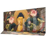 Diamond Painting Loto Diamond Painting Piccole Dimensioni 40x20 cm, 5D Pittura Diamante Kit Completo DIY Puzzle Diamantini Crystal Art Adulti, Pittura a Diamante per Casa Decorazioni Parete Zen C-637