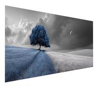 Diamond Painting Luna, 5D Diamond Painting Kit Completo Albero, DIY Pittura Diamante Quadri Con Perline Kits, Pittura Diamante Adulti Strass Punto Croce, Decorazioni Casa, Regalo, 70x40cm O-9771