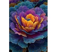 Diamond Painting Mandala Diamond Painting Kit Completo 30x50cm, 2025 DIY Diamantini Crystal Art Bambini Pittura Diamante Fiore, DIY Strass Ricamo a Punto Croce, Hobby Creativi Adulti Regali z753-t