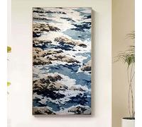 Diamond Painting Mare Diamond Painting Kit Completo, Pittura Diamante Spiaggia Quadri con Perline Diamantini Crystal Art Kit Punto Croce Puzzle per Decorazione Casa da Parete Regalo 60x120cm wdz7-2