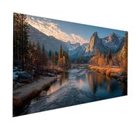 Diamond Painting Montagna Diamond Painting by Numbers 70x140CM, Fai Da Te Kit Punto Croce Pittura Diamante Cascata, 5D Diamantini Crystal Art Dipingere Con I Numeri per Decorazioni Casa JXL-10936