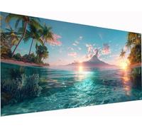 Diamond Painting Montagna Grandi Dimensioni XXL 100x50cm, Diamond Painting Kit Completo Paesaggio, DIY Quadri con Perline Ricamo a Punto Croce Kit, per Decorazione per la Casa, Regalo Donna 3-8036