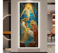 Diamond Painting Nascita di Gesù Pittura Diamante, Diamanti Painting Crystal Art DIY Diamant Painting Adulti 5d Full Accessori Diamond Painting Bambini Ricamo Art Decorazione Parete Casa 75x30 cm U237