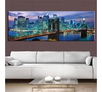 Diamond Painting New York Diamond Art Kits Adults Large Diamond Painting 40x80cm Cross Stitch Embroidery Kids DIY Paint by Numbers Full Square Diamante Art Crafts, Decor Wall Art, Gifts