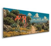 Diamond Painting Paesaggio, 5D Diamond Painting Kit Completo Estate 40X80cm Pittura Diamante Crystal Art Strass Ricamo a Punto Croce Kit, Quadri con Diamanti, Regalo Donna Compleanno, Model 1170