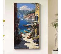 Diamond Painting Paesaggio Diamond Painting Kit Completo, Pittura Diamante Mare Quadri con Perline Diamantini Crystal Art Kit Punto Croce Puzzle, per Decorazione Casa da Parete Regalo 100x200cm fra2-7