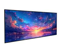 Diamond Painting Paesaggio Diamond Painting Kit Completo Tramonto Diamante Crystal Art 5D Pittura Diamante Strass Ricamo a Punto Croce Pittura Kit per Decorazione Casa, Regalo 60 x 120 cm PJY9 8-6