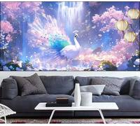 Diamond Painting Pavone Diamond Painting Bambina Autunno Pittura Digitale kits,Fai Da Te Pittura Diamante Crystal Art Hobby Creativi Adulti kit Punto Croce Quadri,Decor Regalo Donna 60x120cm LT-544