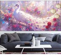 Diamond Painting Pavone Diamond Painting Bambina Rosa Pittura Digitale kits,Fai Da Te Pittura Diamante Crystal Art Hobby Creativi Adulti kit Punto Croce Quadri,Decor Regalo Donna 80x220cm LT-642