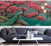 Diamond Painting Pavone Diamond Painting Grandi Dimensioni 60x150cm Pittura Diamante Adulti Albero Fai Da Te Trapano Quadrato Completo Diamantini Crystal Art Pittura Digitale kit,Decor Gifts VQ-1126