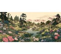 Diamond Painting Paysage Adulti Bambini Kits, Diamond Painting Kit Completo Fleurs, Quadrato Full Drill Pittura Diamante, Diamantini Crystal Art Quadri Con Perline, Autunno Festa Regalo 40x80cm g-203