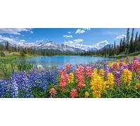 Diamond Painting per Adulti, Vista Grande Misura XXL Pittura con Diamanti per Adulti, Arte con Strass, Pianta Principianti Diamond Painting Kit Completo Set,Decorazione Regalo Donna 30x60cm J0K-41