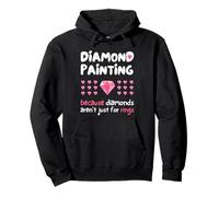 Diamond Painting perché i diamanti non sono solo per anelli Felpa con Cappuccio