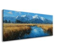 Diamond Painting Prateria Diamond Painting Kit Completo Montagna Pittura Diamante, 5D Diamantini Crystal Art Pittura Kit, DIY Strass Ricamo a Punto Croce Kit per Decorazioni Casa, 60x120 cm -zzg2508NO