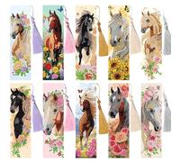 Diamond Painting Segnalibri,10 Pezzi Segnalibri Dipinti a Diamante,Segnalibris Diamantati,Segnalibro Legami,Segnalibro Personalizzato,Giocattoli per la Scuola