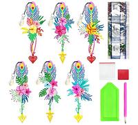Diamond Painting Segnalibro Personalizzato Diy 5D Pittura Diamante Segnalibri Personalizzabili Maestre 6 Pz Diamant Painting Segnalibro Maestra Bookmark Segna Per Libri Regalo Bambini (Stile 1)