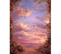 Diamond Painting sogno amore Kit Completo, DIY 5D Diamantini Art Ricamo, Adulti Per Principianti Bambini Decorazione Casa, Sparkly Per Pittura Diamante Mosaico, Craft Regalo Compleanno 50x70cm H606