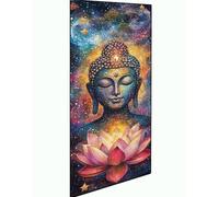 Diamond Painting Sogno,DIY 5D Budda Diamond Painting Adulti Kit,Fai da Te Pittura Diamante Bambini per Principianti,Kit Pittura Diamante Quadri con Perline per Decorazioni Casa,Gifts 60x155cm 0R-907