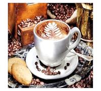 Diamond Painting Square Drill 40x40 cm Diamond Painting Caffè Patate 5D Quadro Perline Adesive e Kit Caffe Puzzle con Perline per Adulti Grande Dipingere con i Numeri Bambini Paint by Number