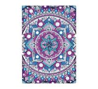 Diamond Painting Taccuino Mandala per Bambini A5 Bianco Mosaico Fai Da Te Adulti Diario Segreto Bambina Libro di Sketchbook Regalo per Ragazze Tempo Libero Taccuino Paint by Numbers