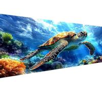 Diamond Painting Tartaruga Diamond Painting Adulti Animale 5D Diamonds Paintings Kit, Kit Adulti Completo, DIY Trapano Completos Strass Ricamo, Per Decorazioni Da Parete Mobili Regalo 50x100cm YZ-724