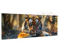 Diamond Painting Tigre, Diamond Painting Adulti Animale, DIY Diamantini Crystal Art Kits, Diamante Cristallo Pittura Digitale Arte Strass Ricamo, Grandi Decorazione per Casa e Pareti 40x90cm T531
