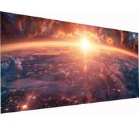 Diamond Painting Tramonto Grandi Dimensioni XXL 60x30cm, Diamond Painting Kit Completo Paesaggio, DIY Quadri con Perline Ricamo a Punto Croce Kit, per Decorazione per la Casa, Regalo Donna 0-2734