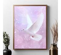 Diamond Painting Uccello, Diamond Painting Kit Completo Animale Pittura Diamante Bambina e Adulti, Diamantini Crystal Art Kit Mosaico, Hobby Creativi Adulti per Decorazione, Regalo 40x50 cm JPF C-0
