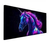 Diamond Painting Unicorno, Sogno Diamond Painting Grandi Dimensioni 90x40cm, Diamantini Crystal Art Fai Da Te per Adulti, Pittura Diamante Strass Ricamo Artigianato Kit per Decorazioni Autunnali R-14