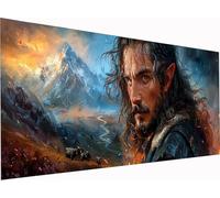 Diamond Painting Uomo Grandi Dimensioni XXL 90x45cm, 5D Diamond Painting Kit Completo Montagna, DIY Quadri con Perline Ricamo a Punto Croce Kit, per Decorazione per la Casa, Regalo Donna K-7542