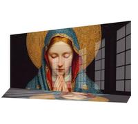 Diamond Painting Vergine Maria Diamond Painting Kit Completo Astratto Quadri con Perline Fai Da Te Pittura a Diamante Crystal Art Strass Ricamo a Punto Croce per Decorazioni Parete 50x110 cm C-686