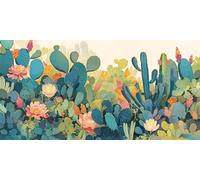 Diamond Painting Vert Adulti Bambini Kits, Diamond Painting Kit Completo Cactus, Quadrato Full Drill Pittura Diamante, Diamantini Crystal Art Quadri Con Perline, Autunno Festa Regalo 100x200cm g-539