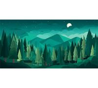 Diamond Painting Vert Adulti Bambini Kits, Diamond Painting Kit Completo Les arbres, Quadrato Full Drill Pittura Diamante, Diamantini Crystal Art Quadri Con Perline, Autunno Regalo 60x120cm g-538