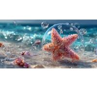 Diamond Painting Vista mare,spiaggia Diamond Painting Grandi Dimensioni 70x140 CM,Diamantini Crystal Art Fai Da Te Adulti,Pittura Diamante Strass Ricamo Artigianato Kit,Natale Decorazioni Casa D-123