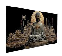 Diamond Painting zen Diamond Painting by Numbers 100x200CM, Fai Da Te Kit Punto Croce Pittura Diamante Città, 5D Diamantini Crystal Art Dipingere Con I Numeri per Decorazioni Casa, Regalo JXL-11099
