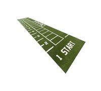 Diamond [Pavimentazione in Erba Sintetica in Rotolo con START 2x10m Spessore 2,5cm]Tappeto Prato Sintetico Numerato 1-10 per Sprint Agility Allenamento Funzionale Pro Gym Palestra Indoor Outdoor HYROX