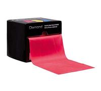 Diamond Professional Diamond, Fascia Elastica Latex Free in Rotolo 0,50 mm x 15 cm x 25 m Unisex Adulto, Rosso, Unica