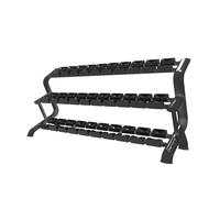 Diamond Rastrelliera a 3 Ripiani Serie 350 Rack Capacità 30 Manubri Tondi
