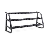 Diamond Rastrelliera Manubri 3 ripiani Rack Porta Pesi per 15 Coppie di Manubri