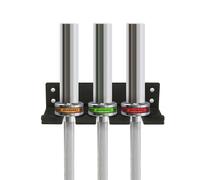 Diamond Rastrelliera Porta Bilancieri Rack 3 Postazioni Espositore Muro Parete
