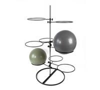 Diamond Rastrelliera Porta Gymball Rack Espositore 8 Posti per Palle Ginnastica
