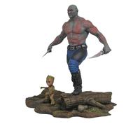 Diamond Select Toys Marvel Gallery Guardiani della Galassia Vol 2 Drax Groot PVC Figure