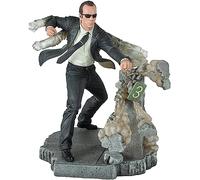 Diamond Select Toys The Matrix Gallery Diorama Agent Smith - Statua in PVC con scultura dettagliata, 25,4 cm