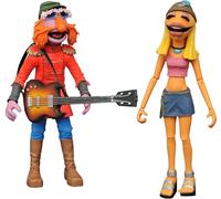 Diamond Select Toys The Muppets: Floyd Pepper & Janice Action Figure Confezione da due, Multicolore