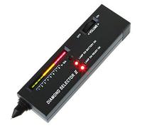 Diamond Selector II, kit per test dell'oro, penna per gemme, strumento tester elettronico portatile per diamanti, penna e selezione di gioielli a LED (nero)